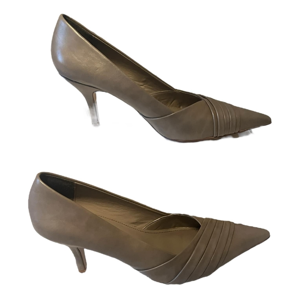 Aldo Minetta High Heel Shoes, Taupe, Size 8.5 US
